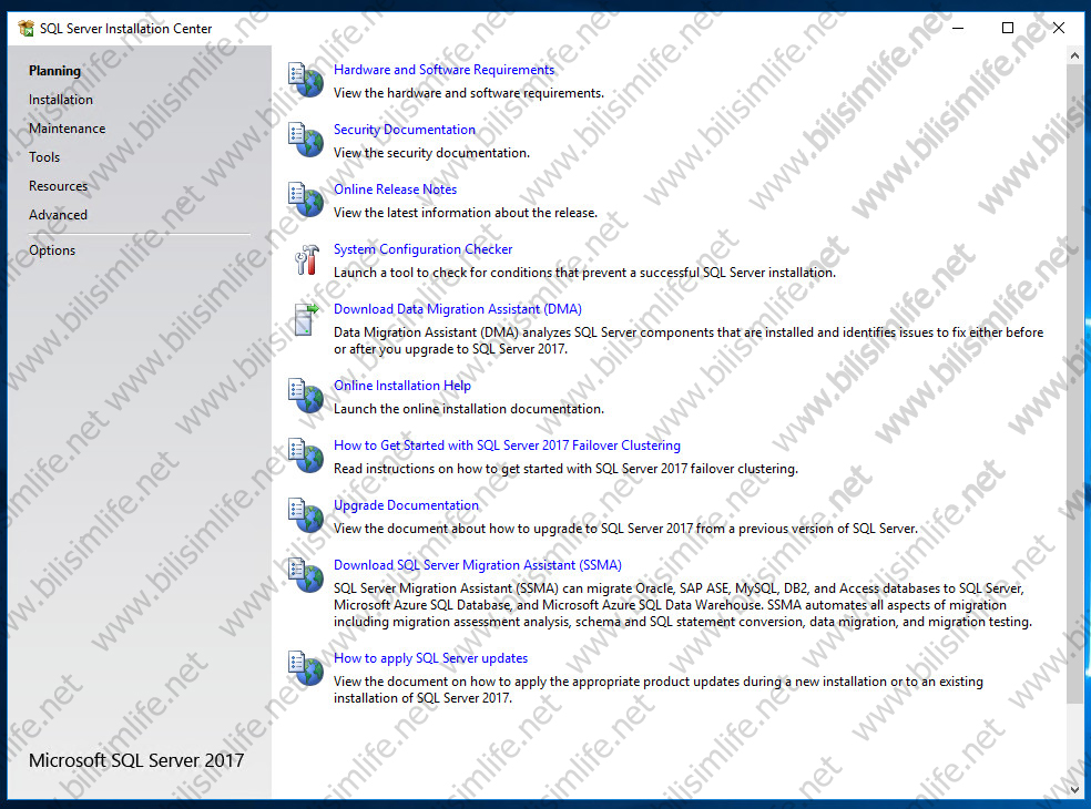 SQL Server 2017 Kurulumu